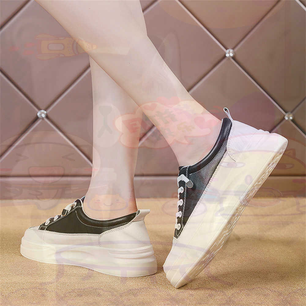 Tech Accessories Cheap - LACE-up Chunky Loafers ผู้หญิงสเก็ตบอร์ดกีฬารองเท้าตะกร้ารองเท้าผ้าใบจริงแบบพกพาข่าวตะกร้า Teni ที่มีคุณภาพสูง